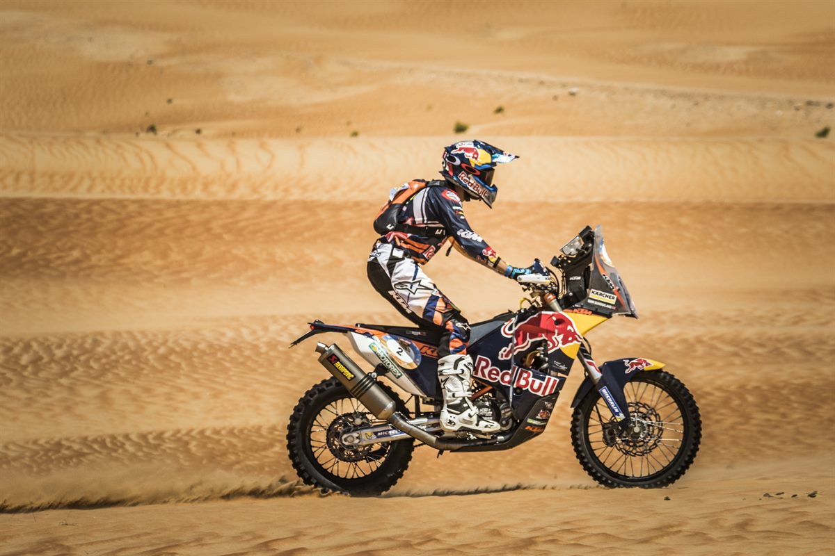 Sam Sunderland KTM 450 RALLY Abu Dhabi 2016