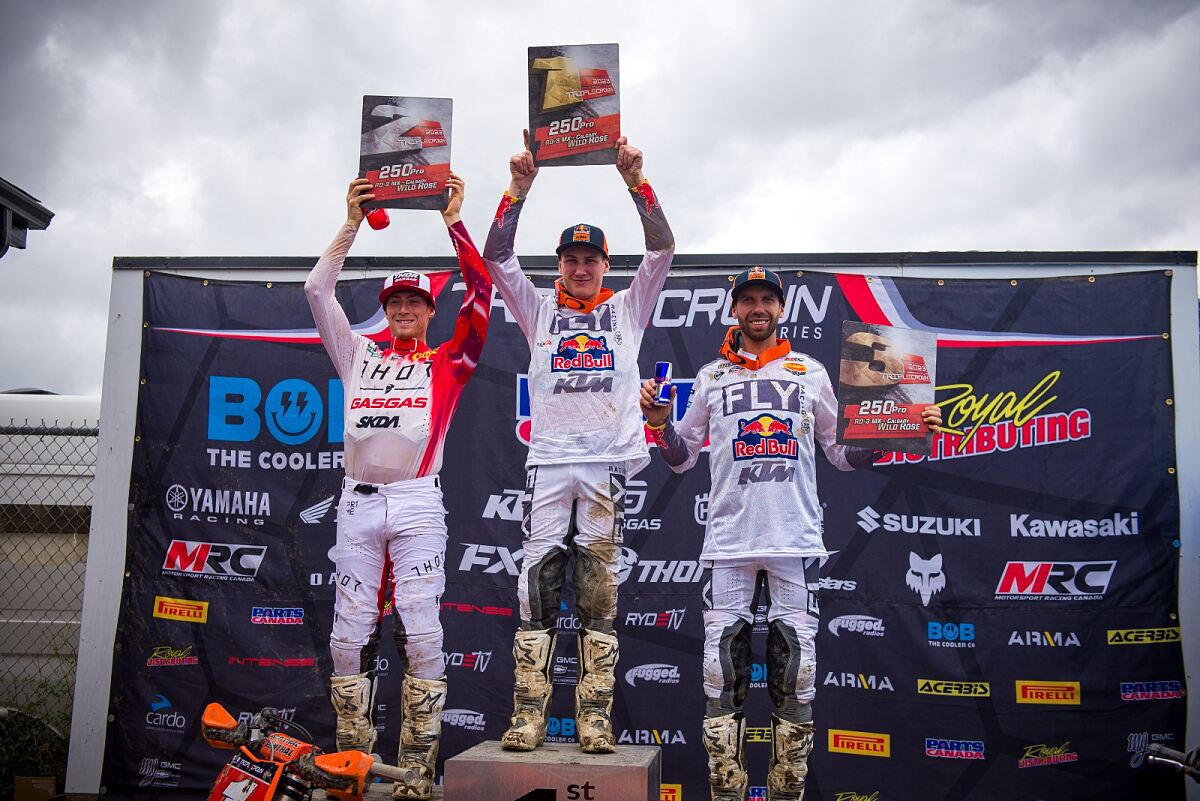 RYDER MCNABB AND KAVEN BENOIT PODIUM