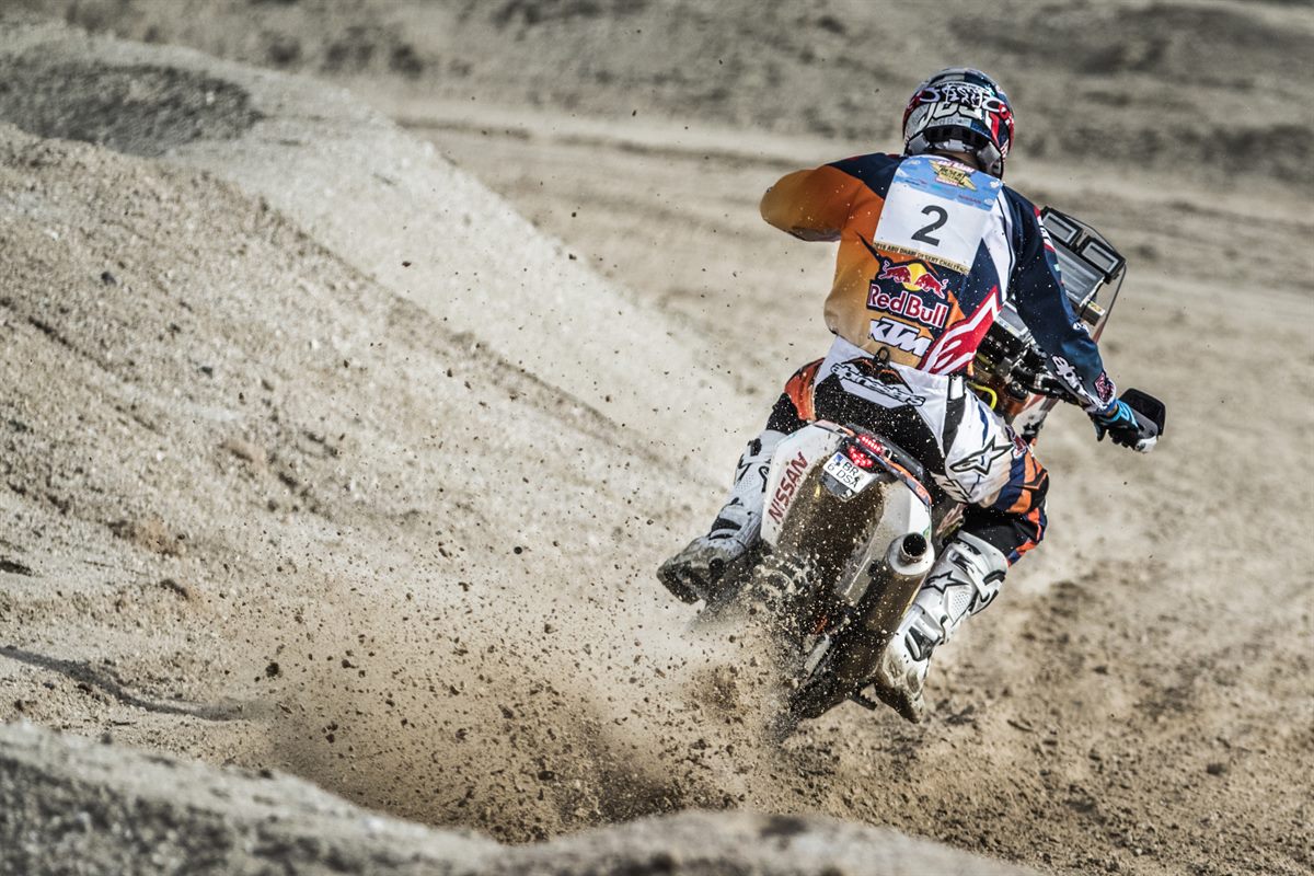 Sam Sunderland KTM 450 RALLY Abu Dhabi 2016