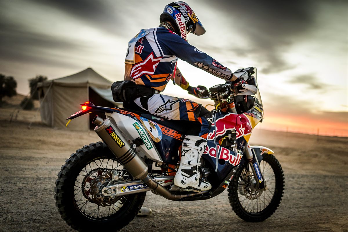 Toby Price KTM 450 RALLY Abu Dhabi 2016