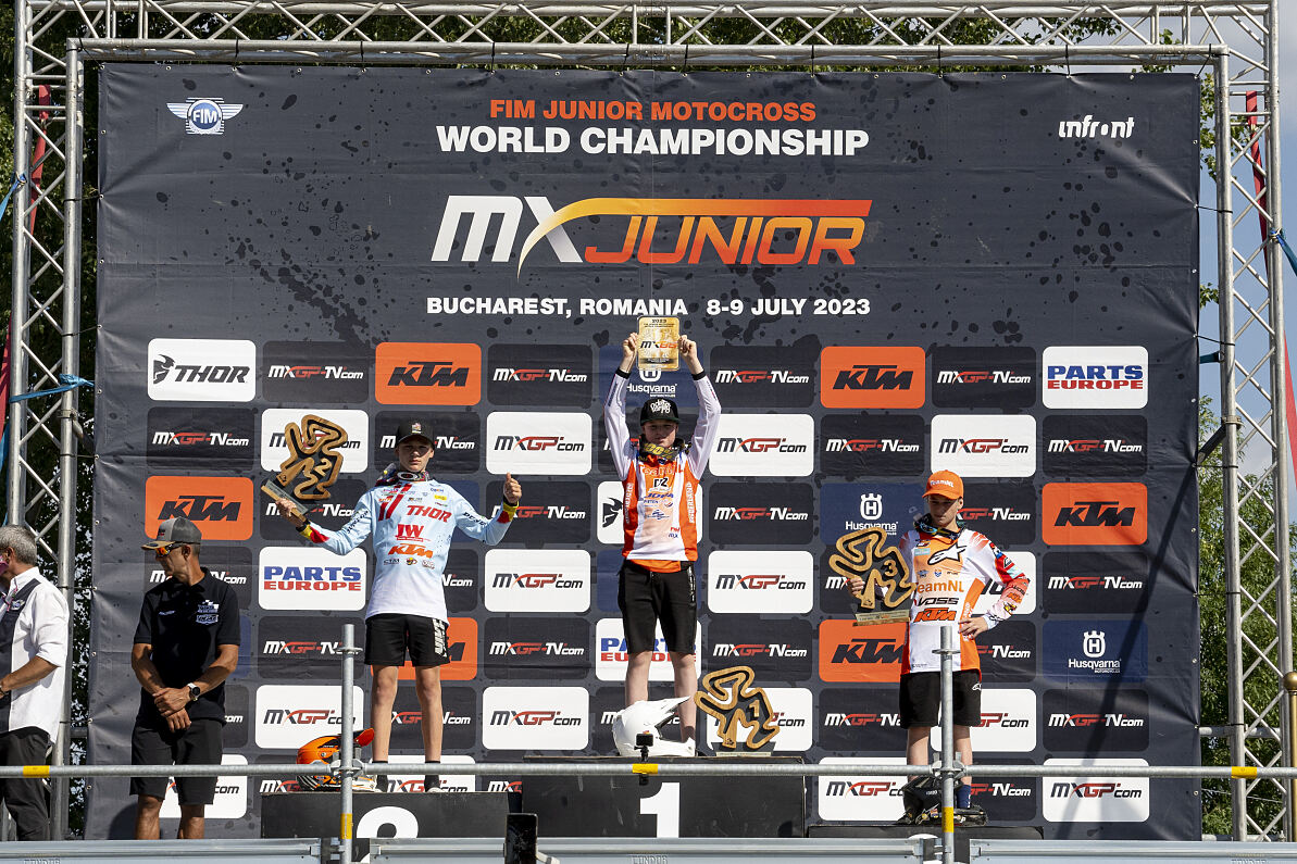 FIM JWC 85cc podium