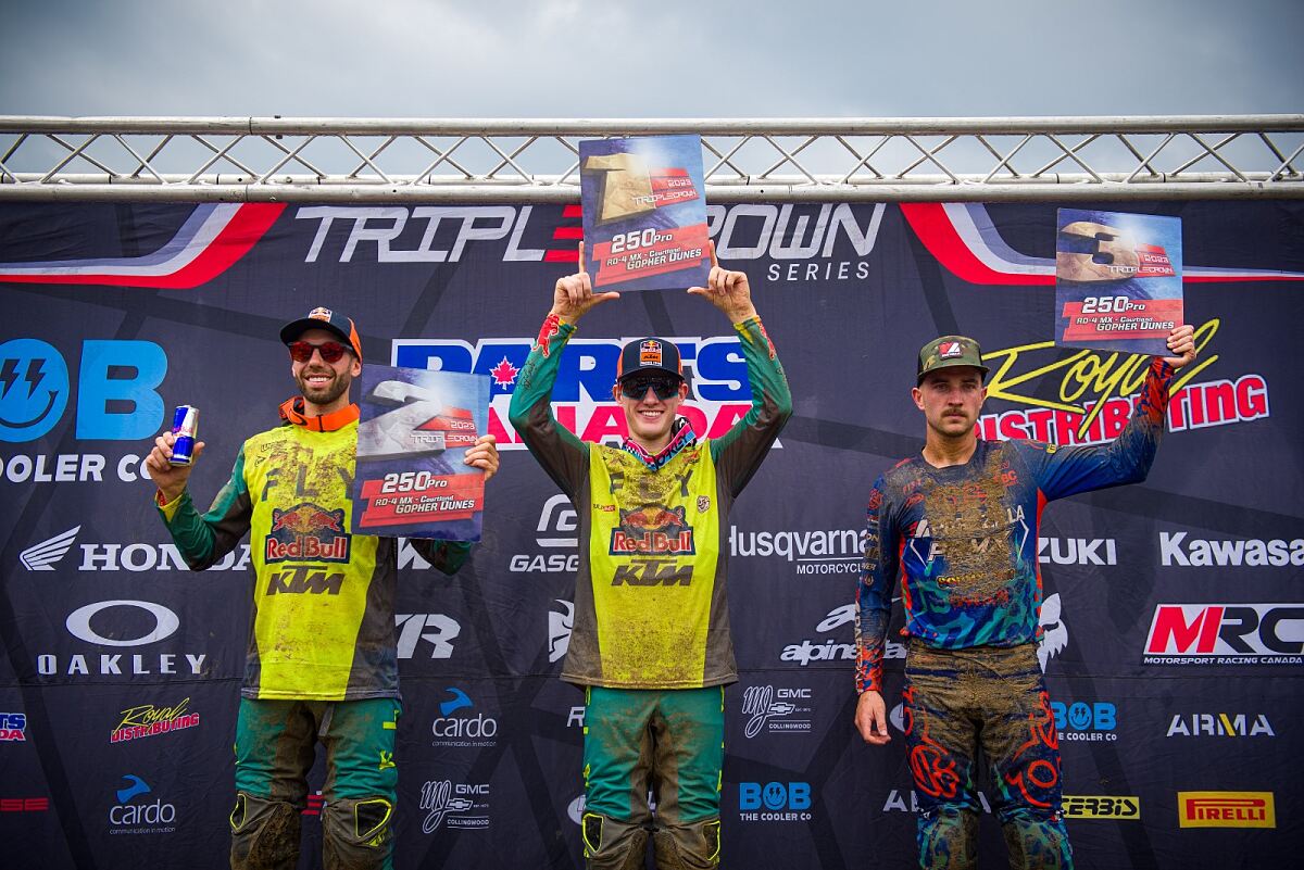 RYDER MCNABB AND KAVEN BENOIT PODIUM