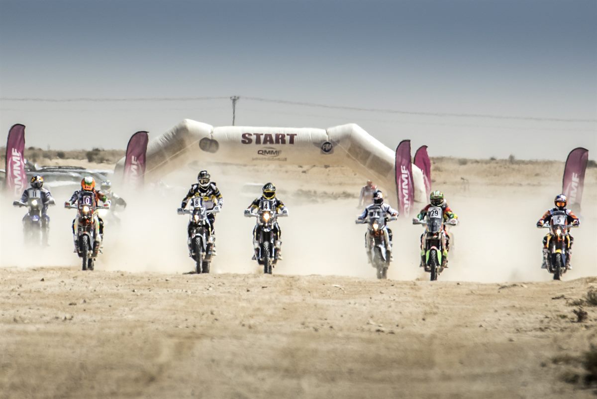 Laia Sanz & Toby Price KTM 450 RALLY Qatar 2016