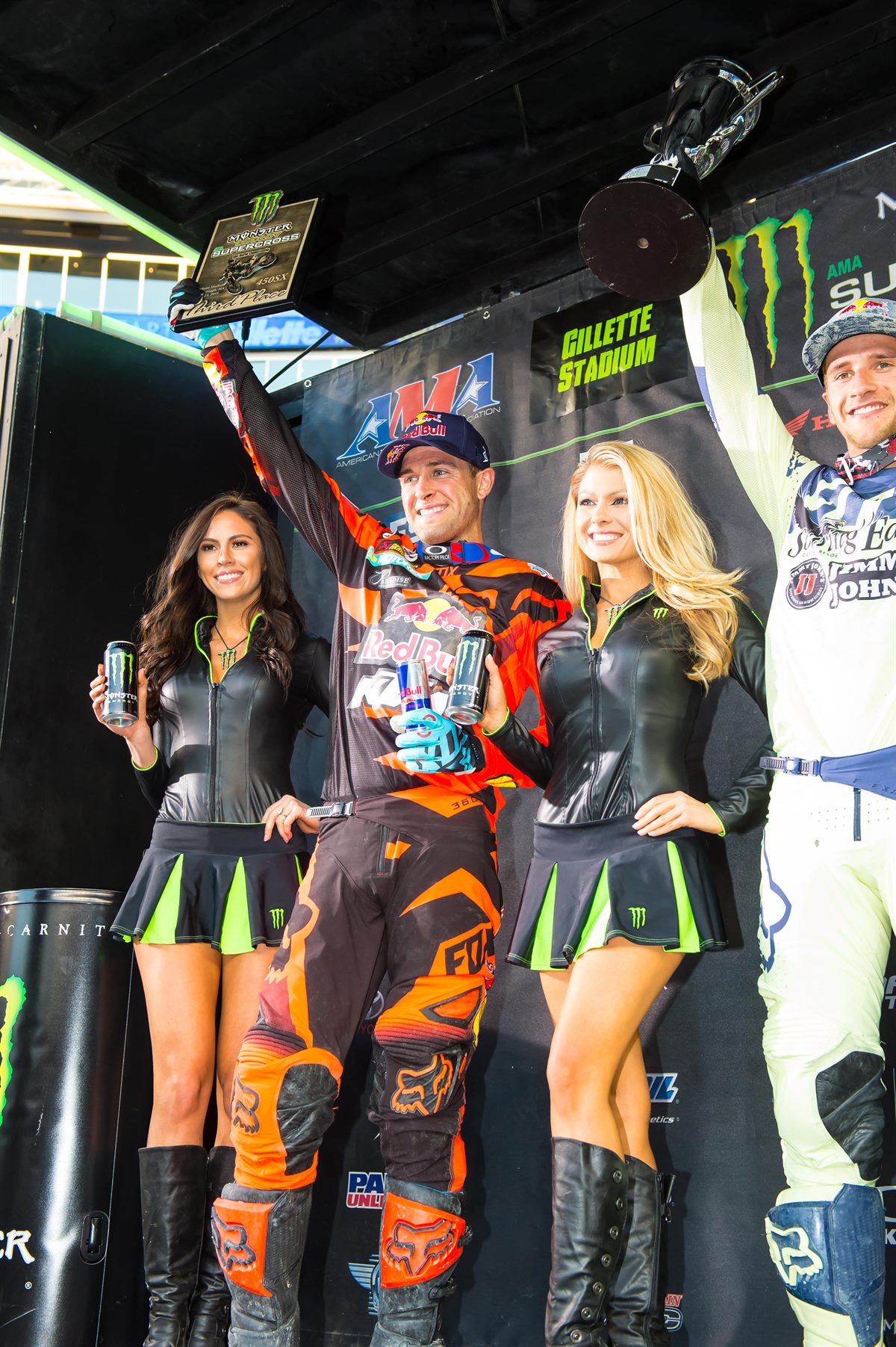 Ryan Dungey Podium Foxborough 2016