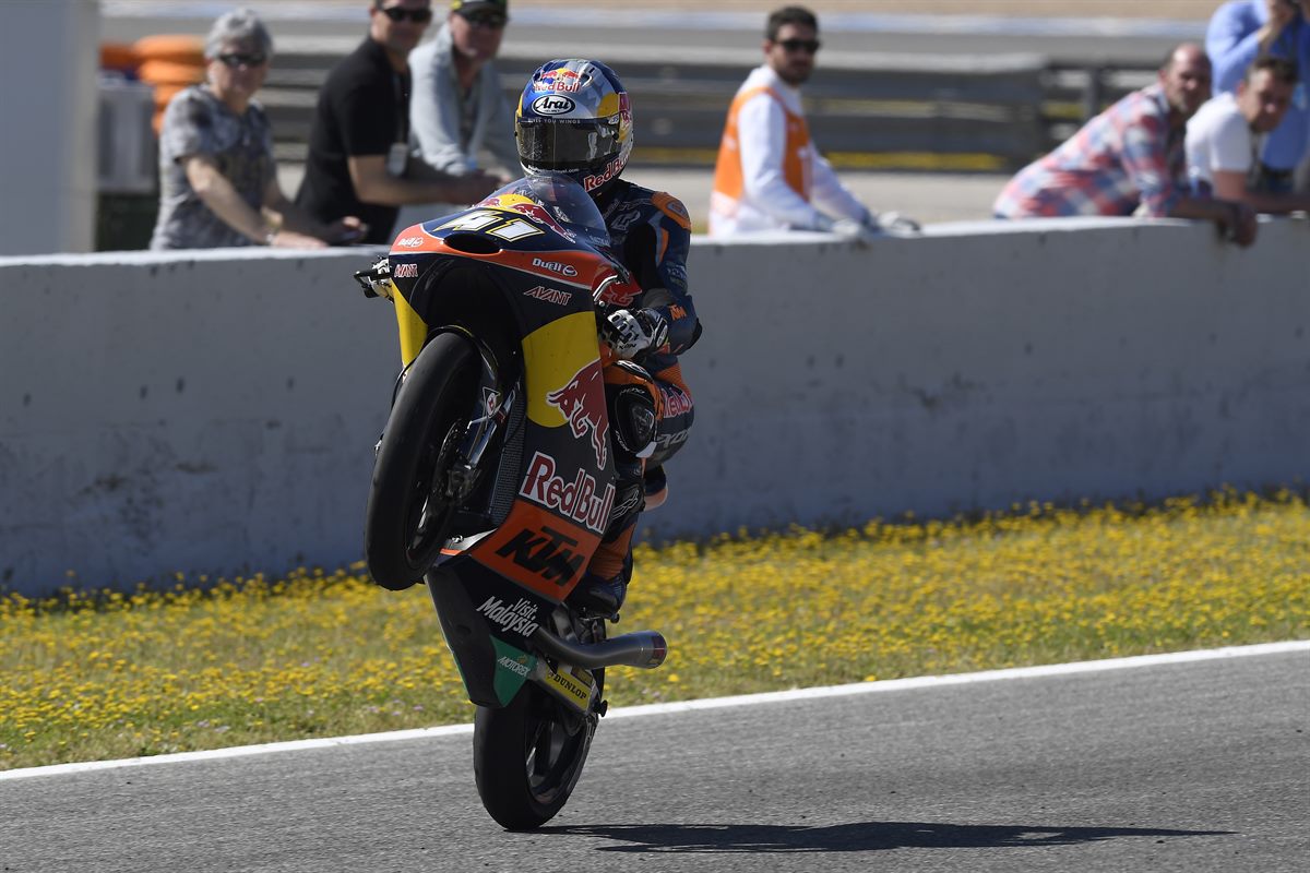Brad Binder KTM RC250 GP Jerez 2016