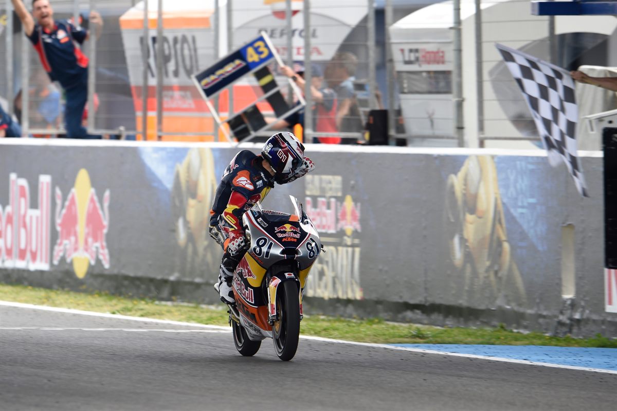 Aleix Viu KTM RC250 RB Saturday Jerez 2016