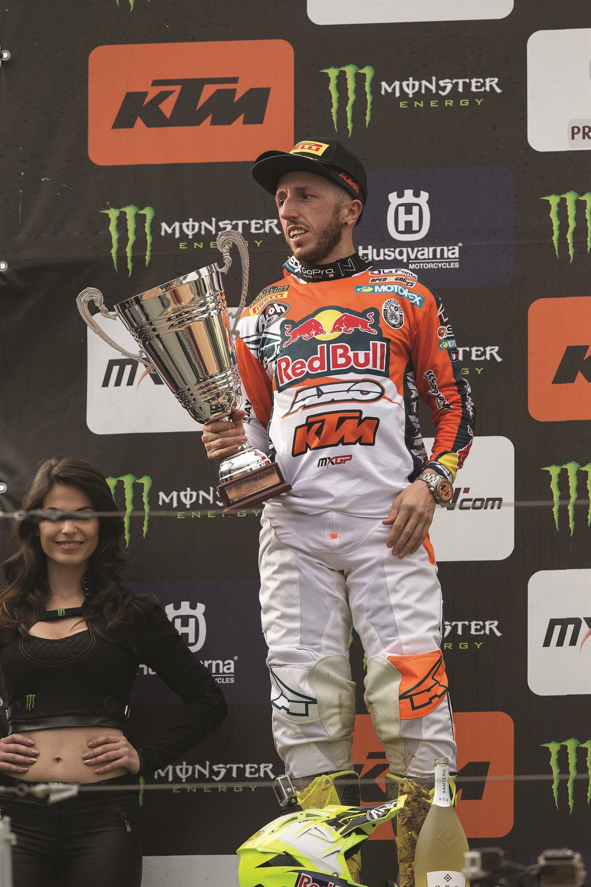 Tony Cairoli Podium Kegums 2016