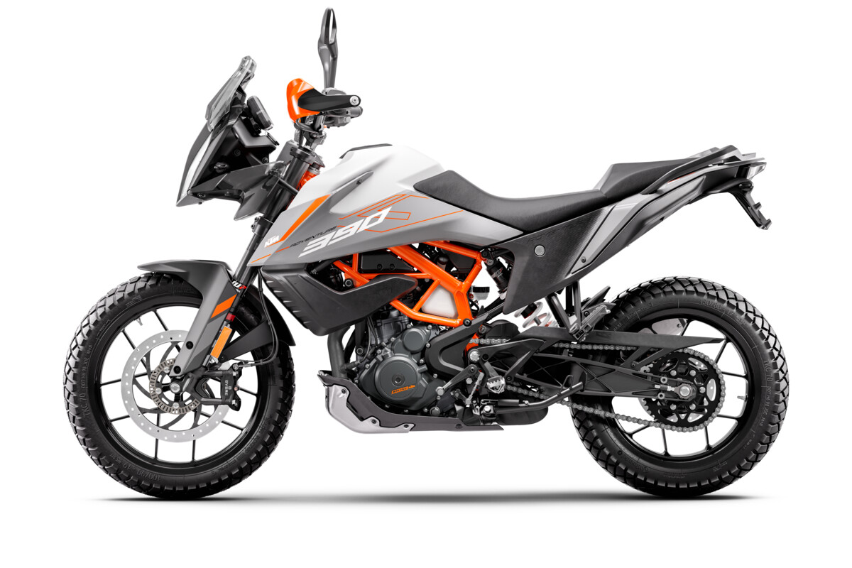 THE 2024 KTM 390 ADVENTURE BRINGS NEW COLORWAYS ALONG FOR THE RIDE