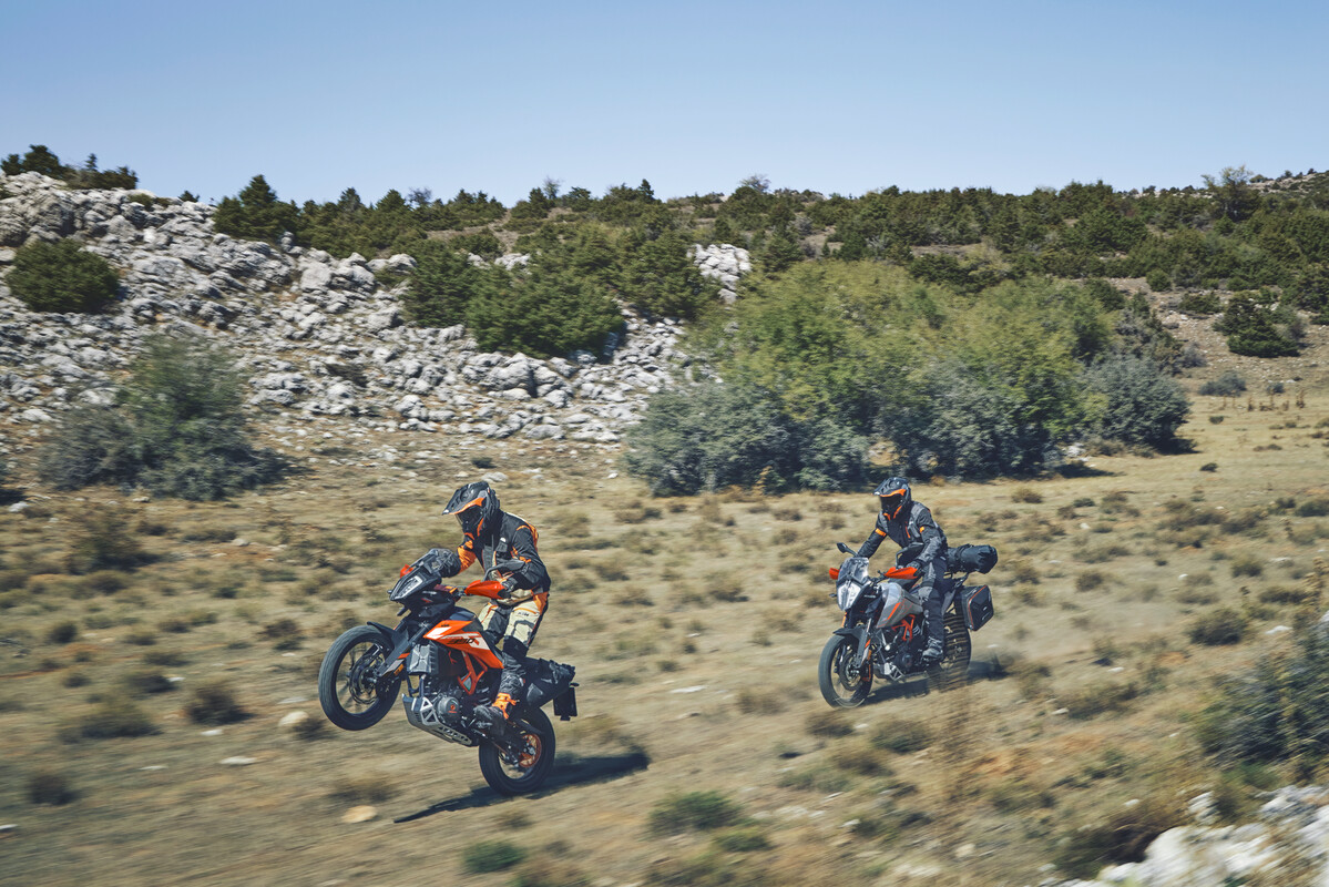 THE 2024 KTM 390 ADVENTURE BRINGS NEW COLORWAYS ALONG FOR THE RIDE