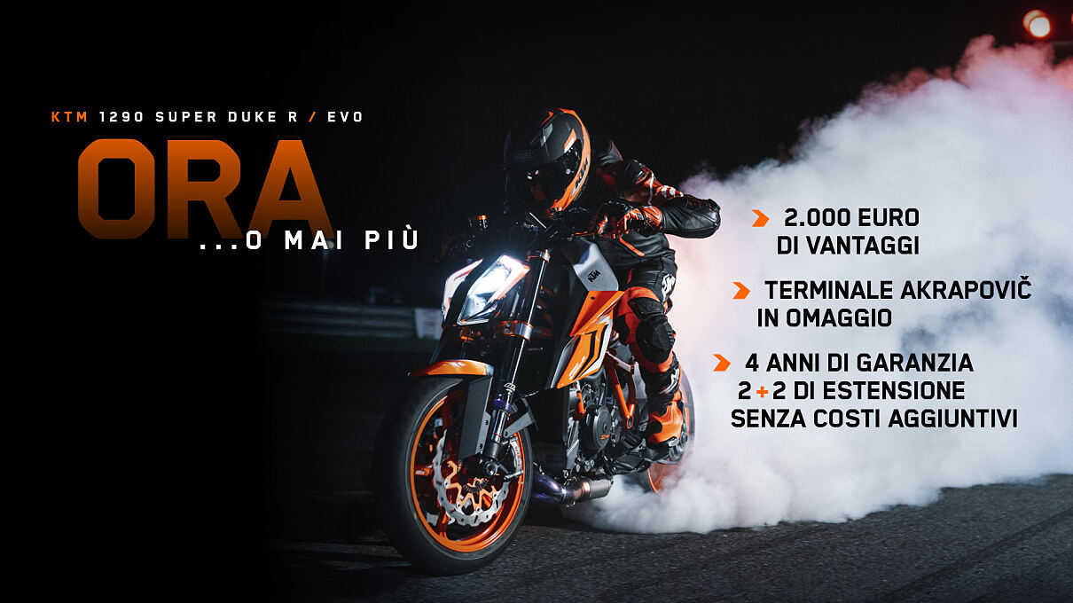 KTM 1290 SDR R-Evo Promo Ora o mai più