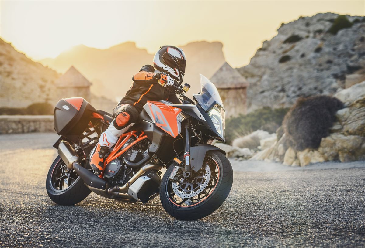 KTM 1290 Super Duke GT action 1