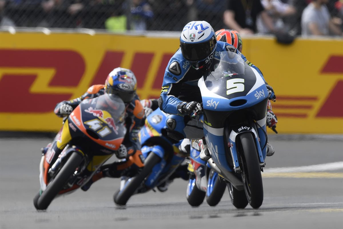 Romano Fenati KTM RC250 GP Le Mans 2016