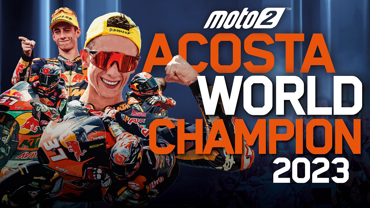 Pedro Acosta Moto2 2023 Malaysia World Champion