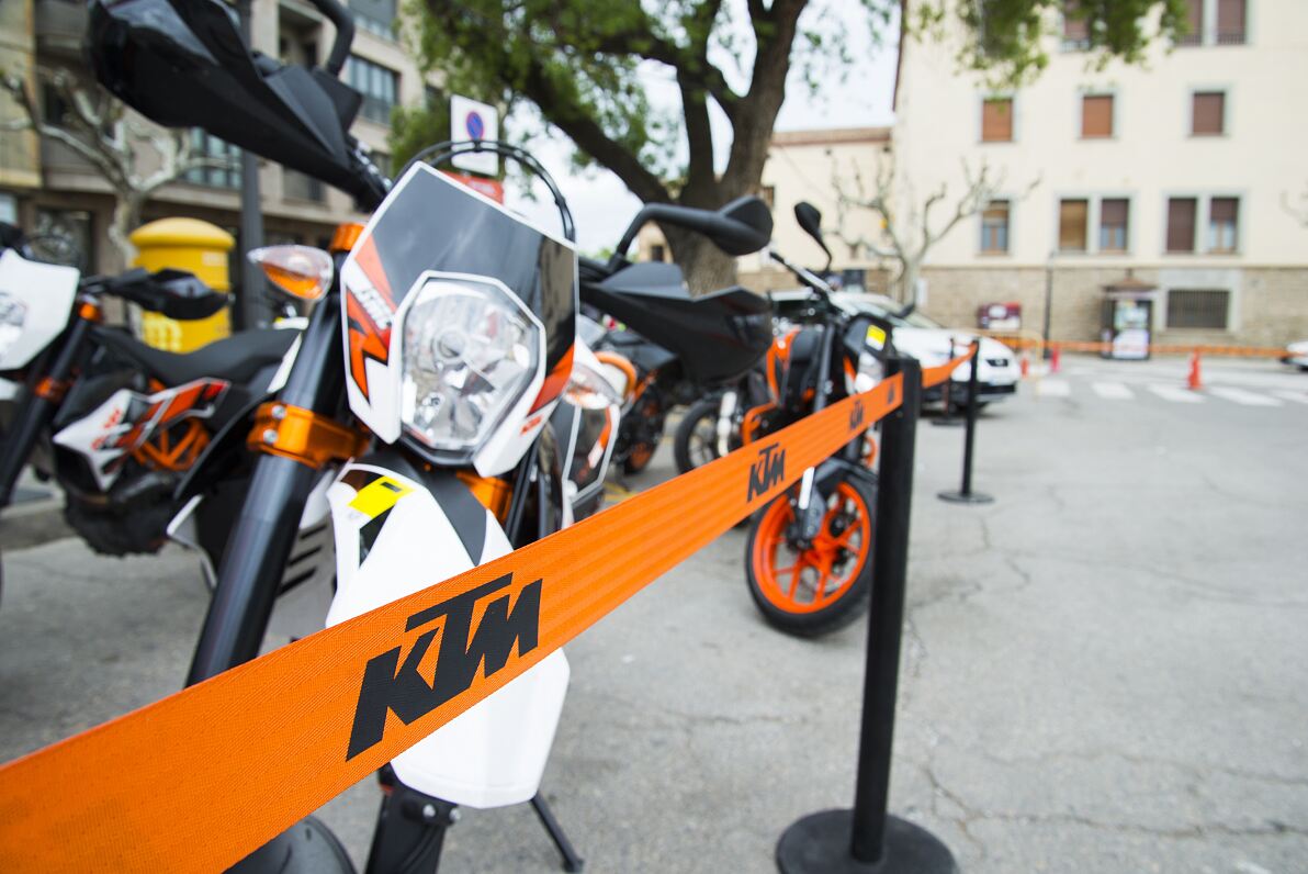 Recinto cerrado para clientes KTM