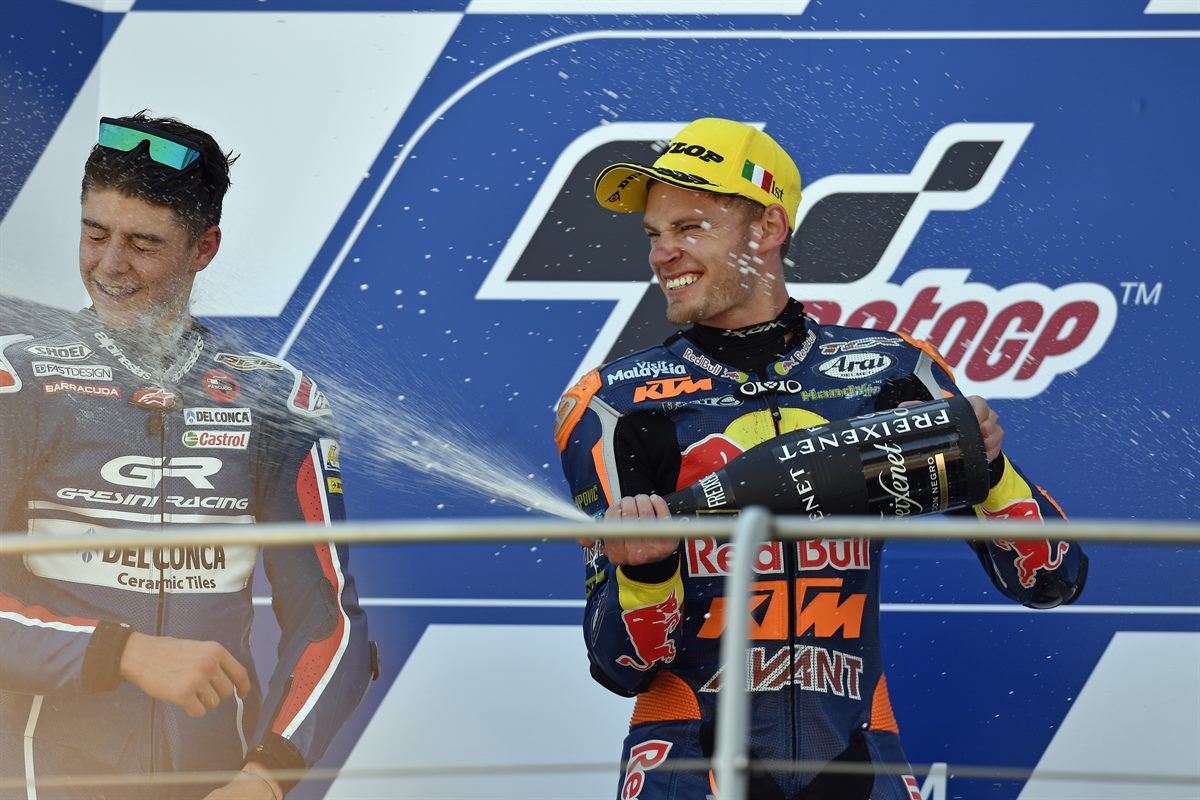 Brad Binder Podium Mugello 2016