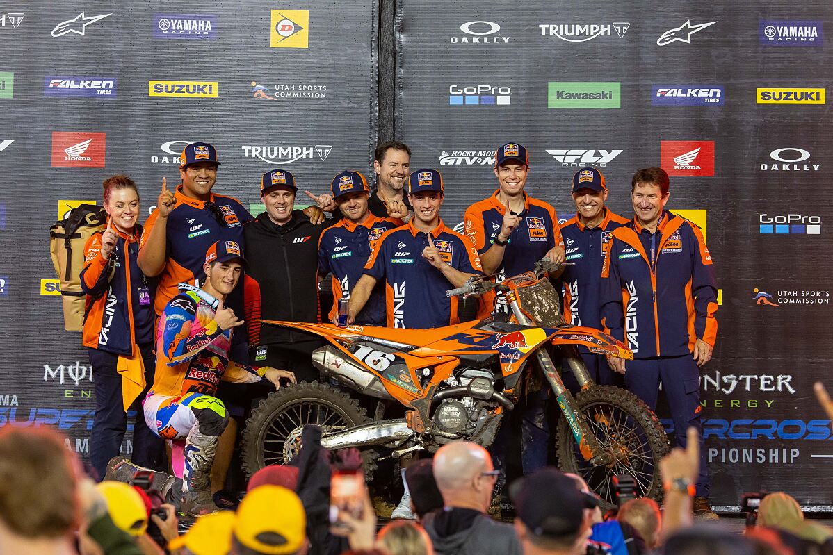 RED BULL KTM FACTORY RACING PODIUM