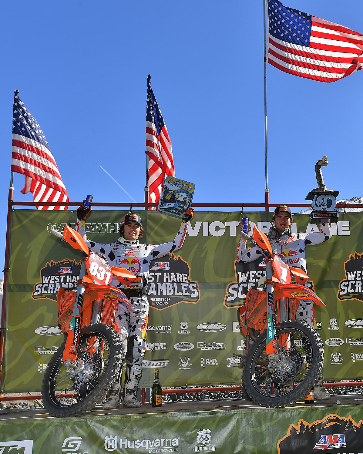 DANTE OLIVEIRA AND MATEO OLIVEIRA PODIUM
