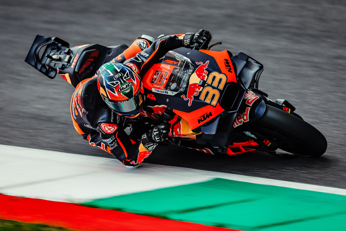 Brad Binder KTM MotoGP 2024 Italy test