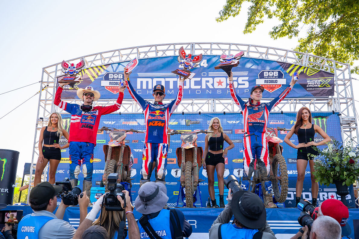 CHASE SEXTON AND AARON PLESSINGER PODIUM