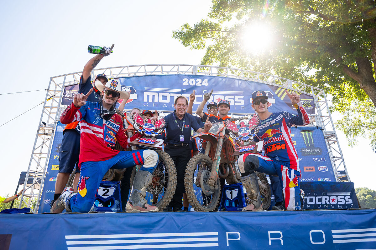 RED BULL KTM FACTORY RACING PODIUM