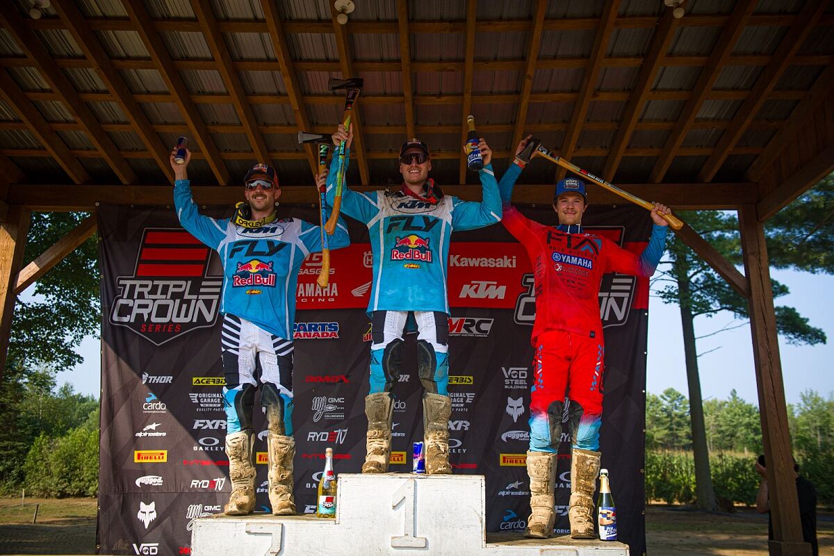 JESS PETTIS AND JOSIAH NATZKE PODIUM