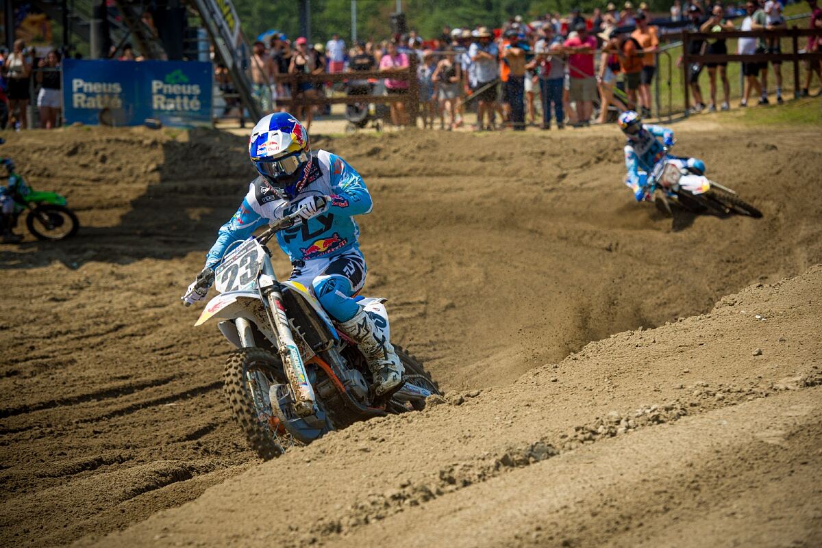 JOSIAH NATZKE AND JESS PETTIS - KTM CANADA RED BULL RACE TEAM - DESCHAMBAULT