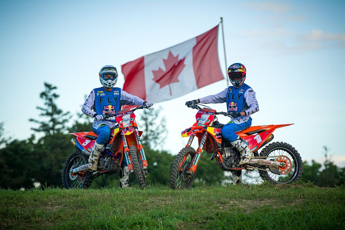 KAVEN BENOIT AND JESS PETTIS - KTM CANADA RED BULL RACE TEAM - WALTON RACEWAY