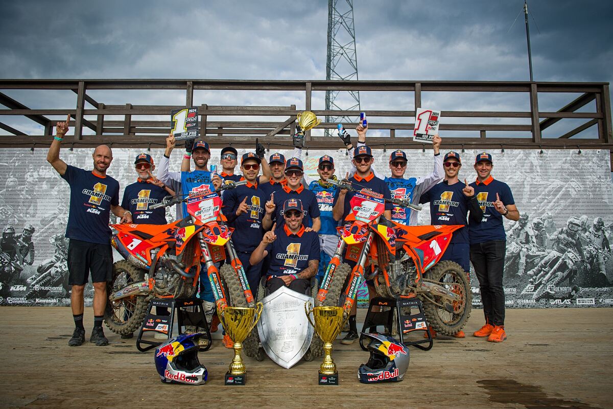 KTM CANADA RED BULL RACE TEAM PODIUM