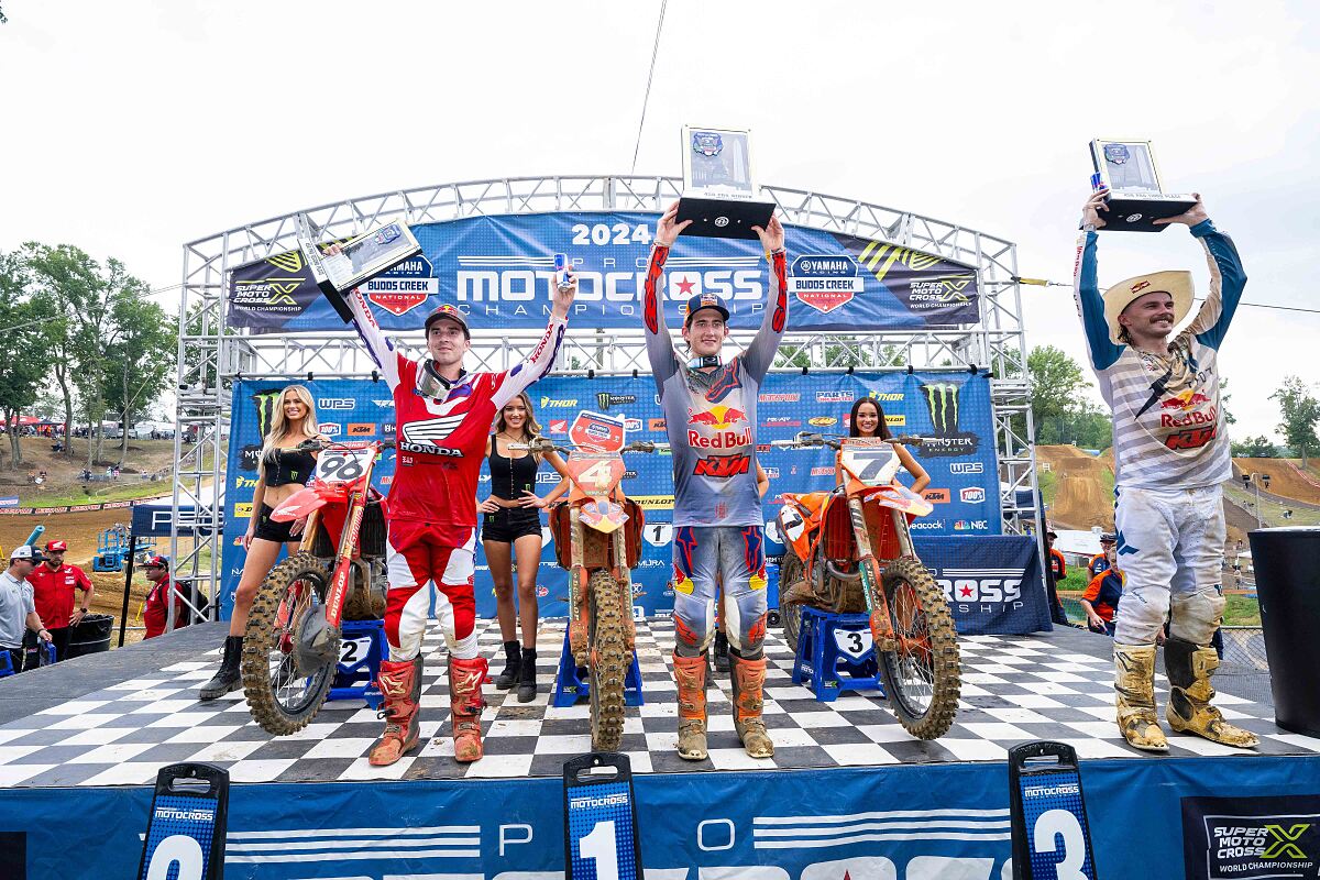 CHASE SEXTON AND AARON PLESSINGER PODIUM