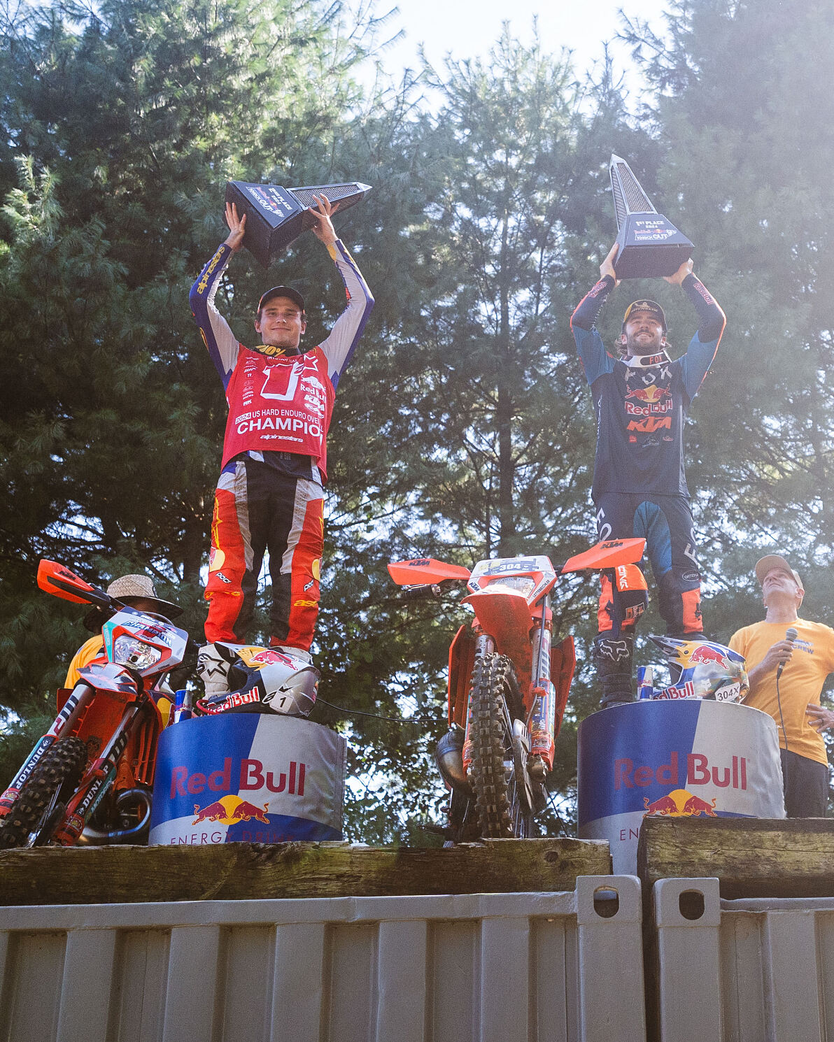 TRYSTAN HART AND MANI LETTENBICHLER PODIUM
