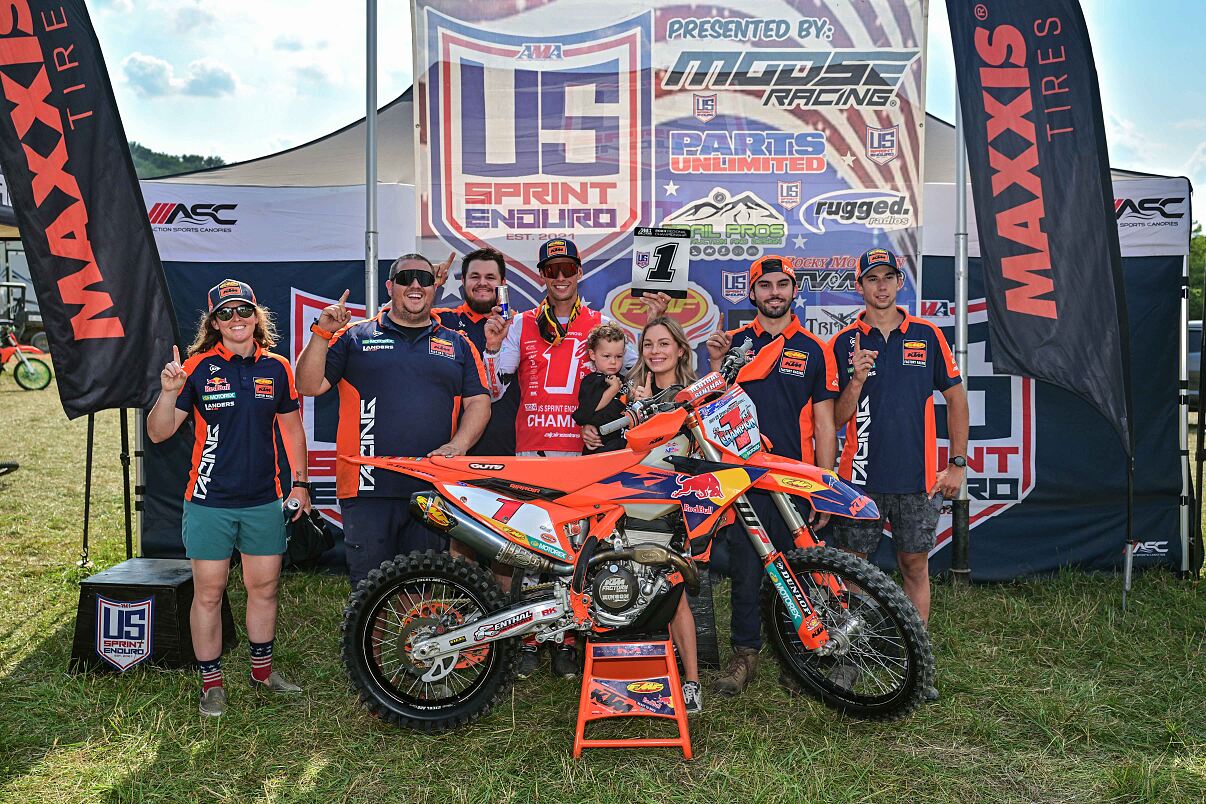 JOHNNY GIRROIR AND FMF KTM FACTORY RACING CHAMPIONS