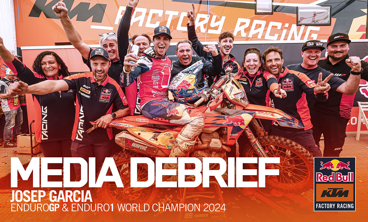 Media Debrief - Red Bull KTM Factory Racing - Josep Garcia