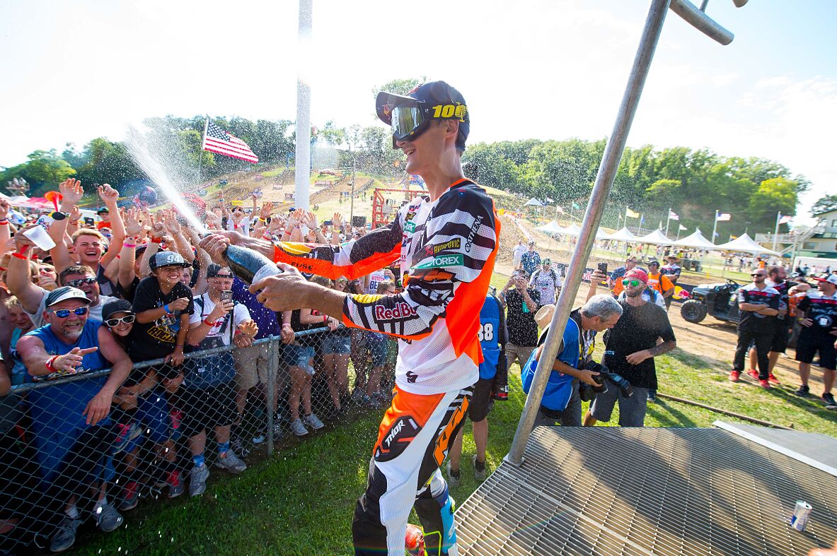 Marvin Musquin Podium Spring Creek 2016