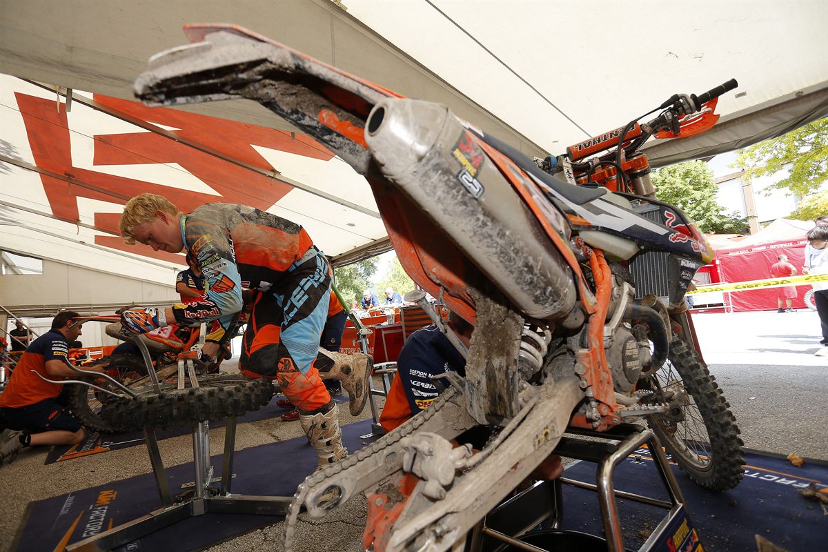 Nathan Watson KTM 250 EXC-F Paddock Fabriano 2016