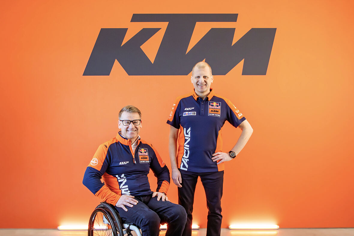 Pit Beirer & Aki Ajo KTM MotoGP 2025 presentation