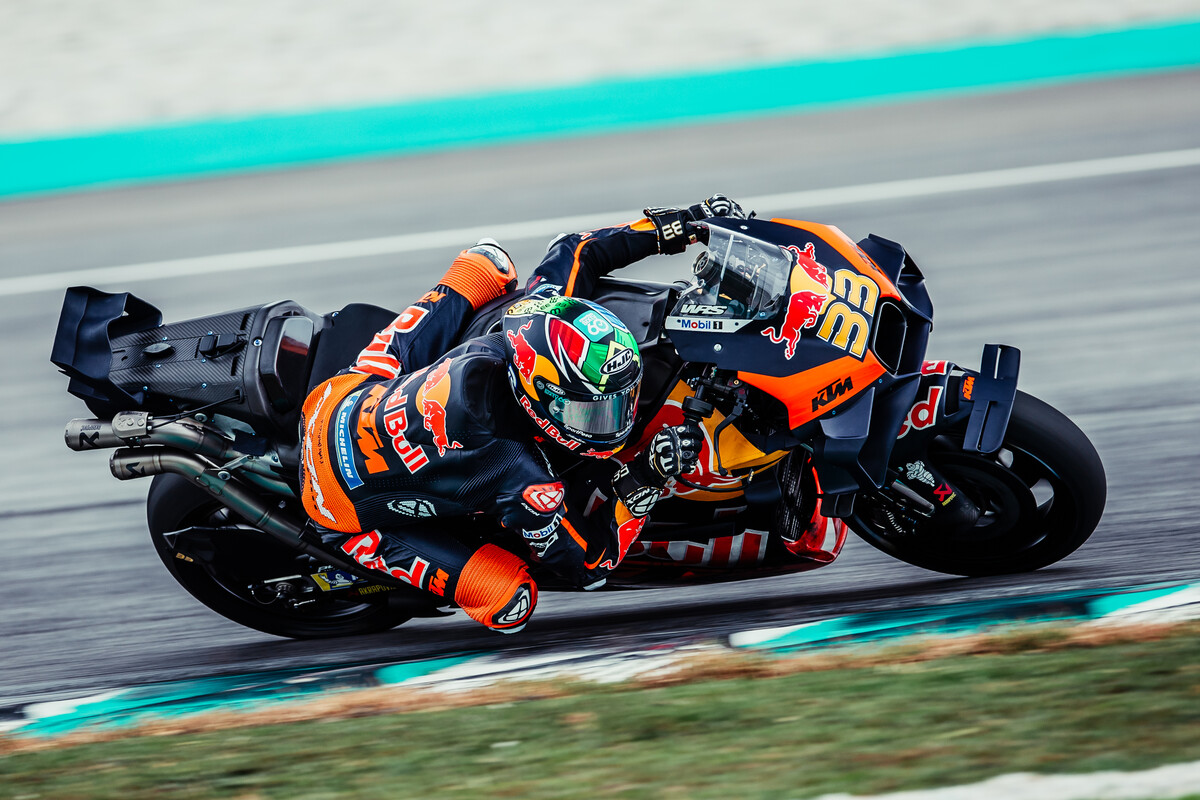 Brad Binder 2025 Sepang pre-season test