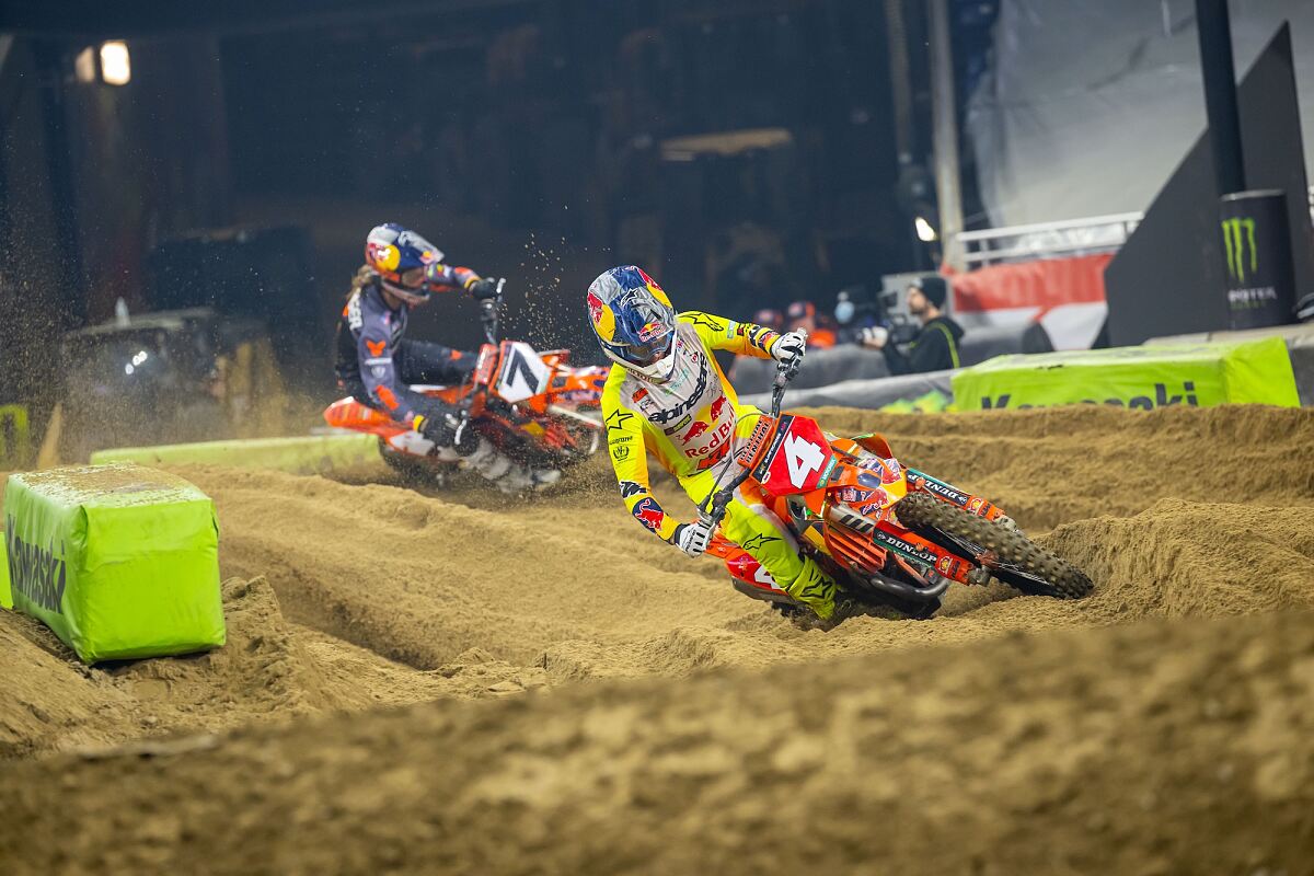 CHASE SEXTON AND AARON PLESSINGER - RED BULL KTM FACTORY RACING - DETROIT