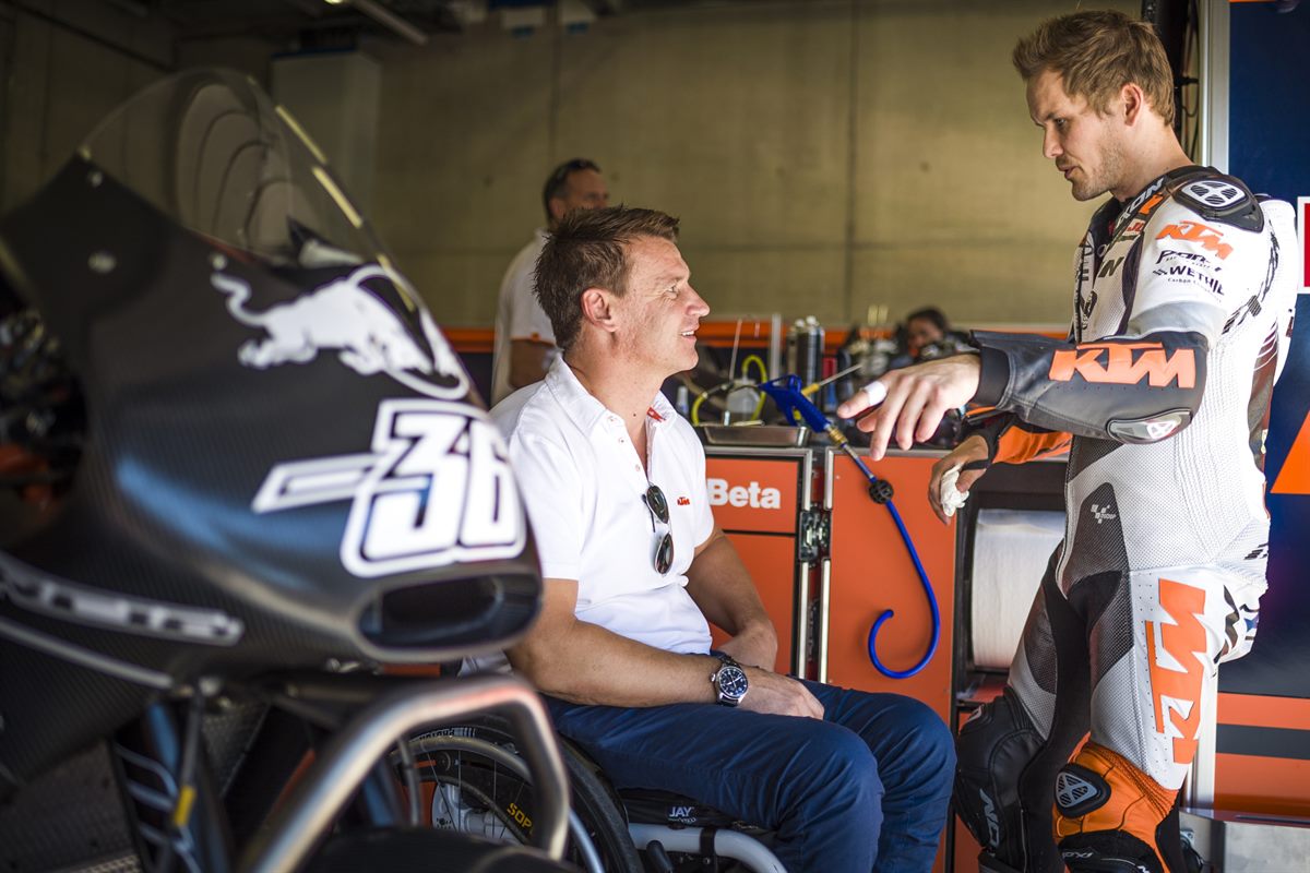 Pit Beirer & Mika Kallio KTM RC16 Box Spielberg 2016