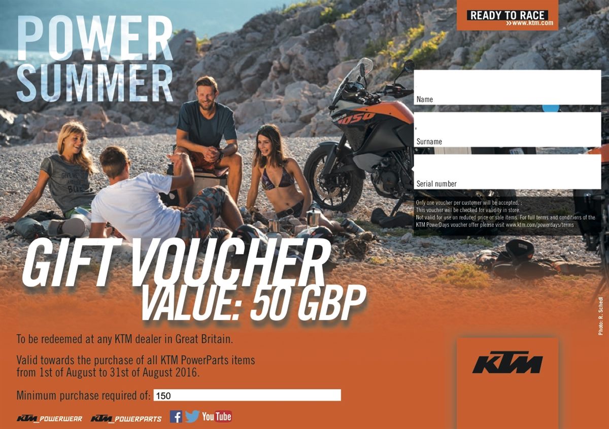 KTM PowerSummer voucher a