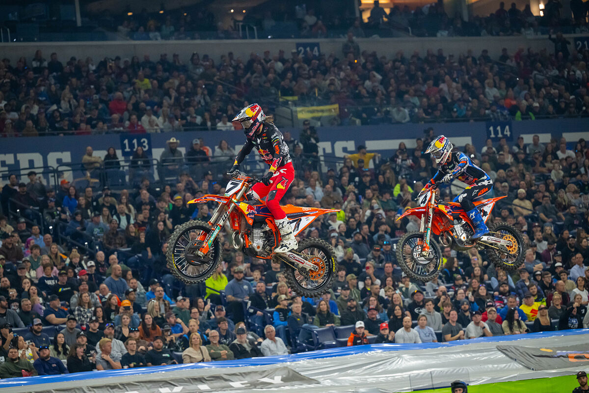 CHASE SEXTON AND AARON PLESSINGER - RED BULL KTM FACTORY RACING - INDIANAPOLIS