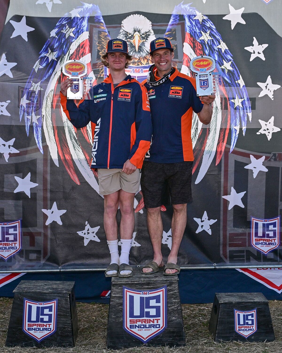 JOHNNY GIRROIR AND GRANT DAVIS - FMF KTM FACTORY RACING TEAM - OLDE MILL FARM