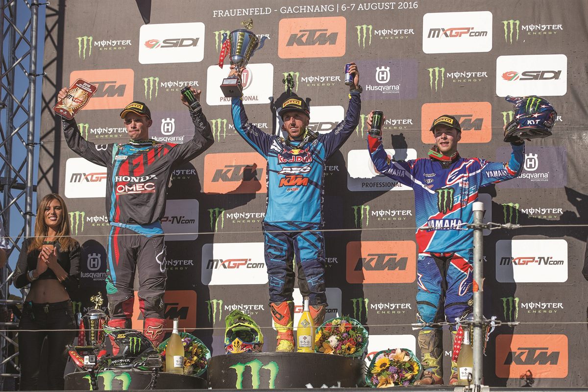 Tony Cairoli Podium Frauenfeld 2016