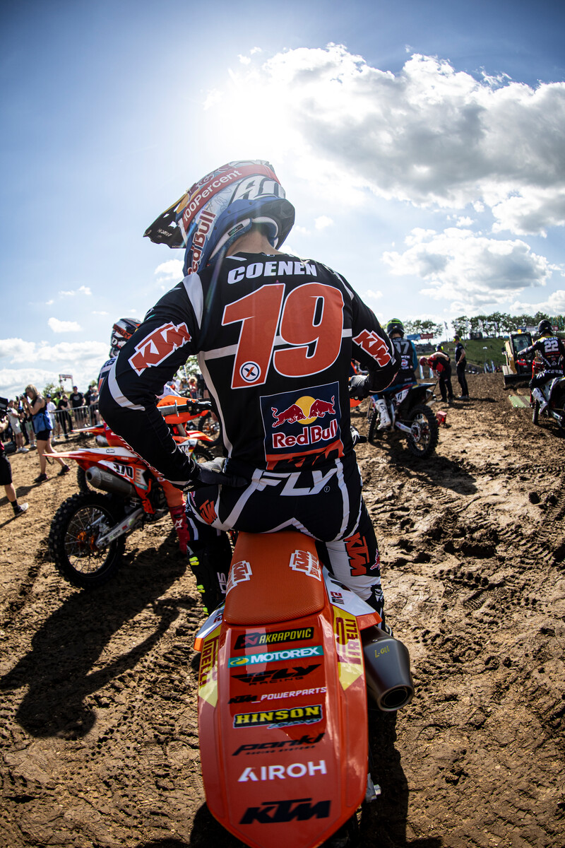 Sacha Coenen 2025 KTM 250 SX-F Teutschenthal