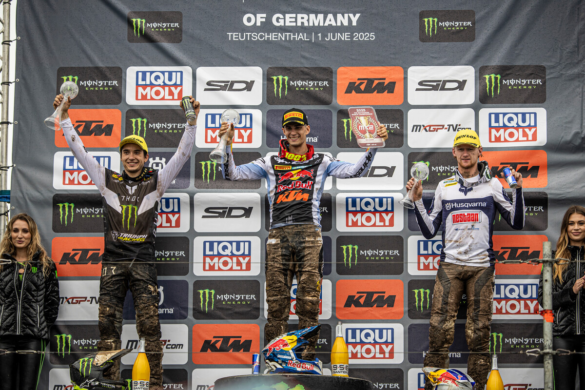 2025 MXGP of Germany podiums
