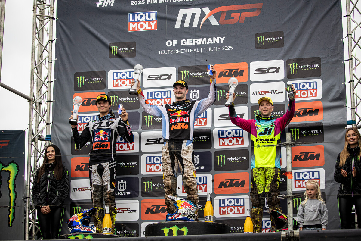 2025 MXGP of Germany podiums