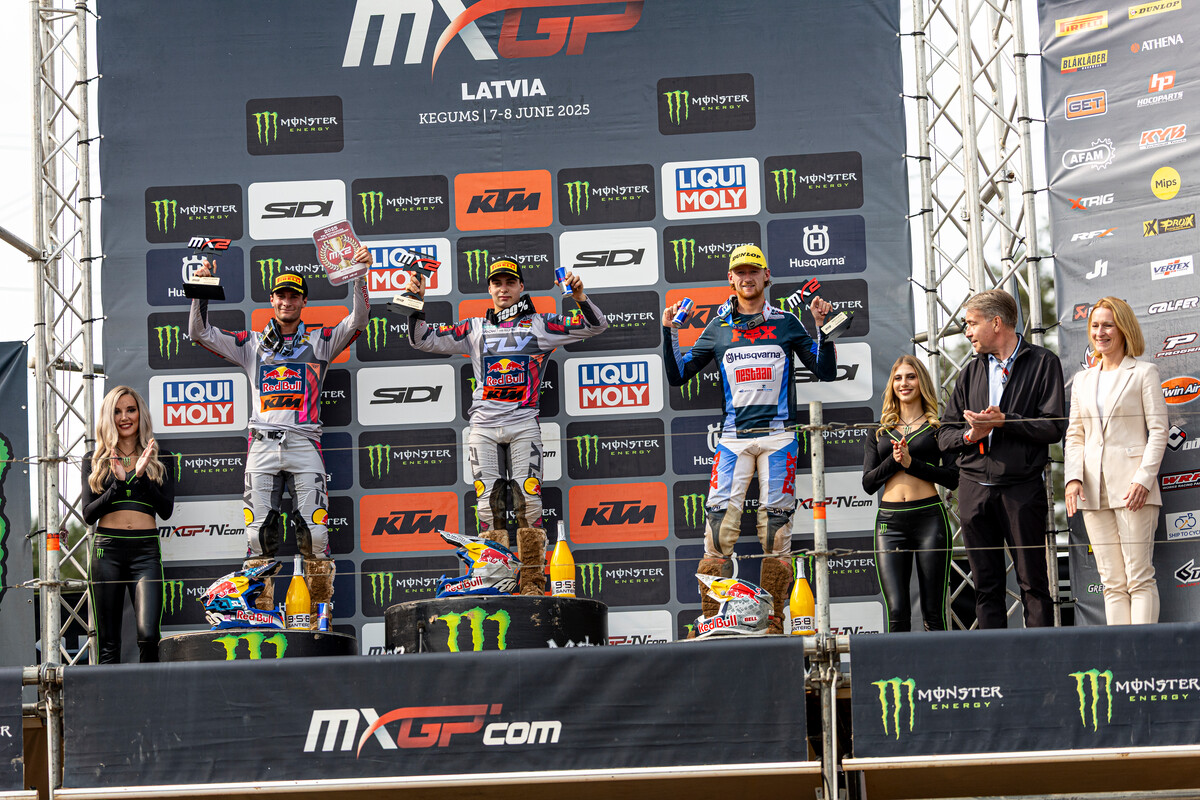 Red Bull KTM MXGP Latvia Podiums