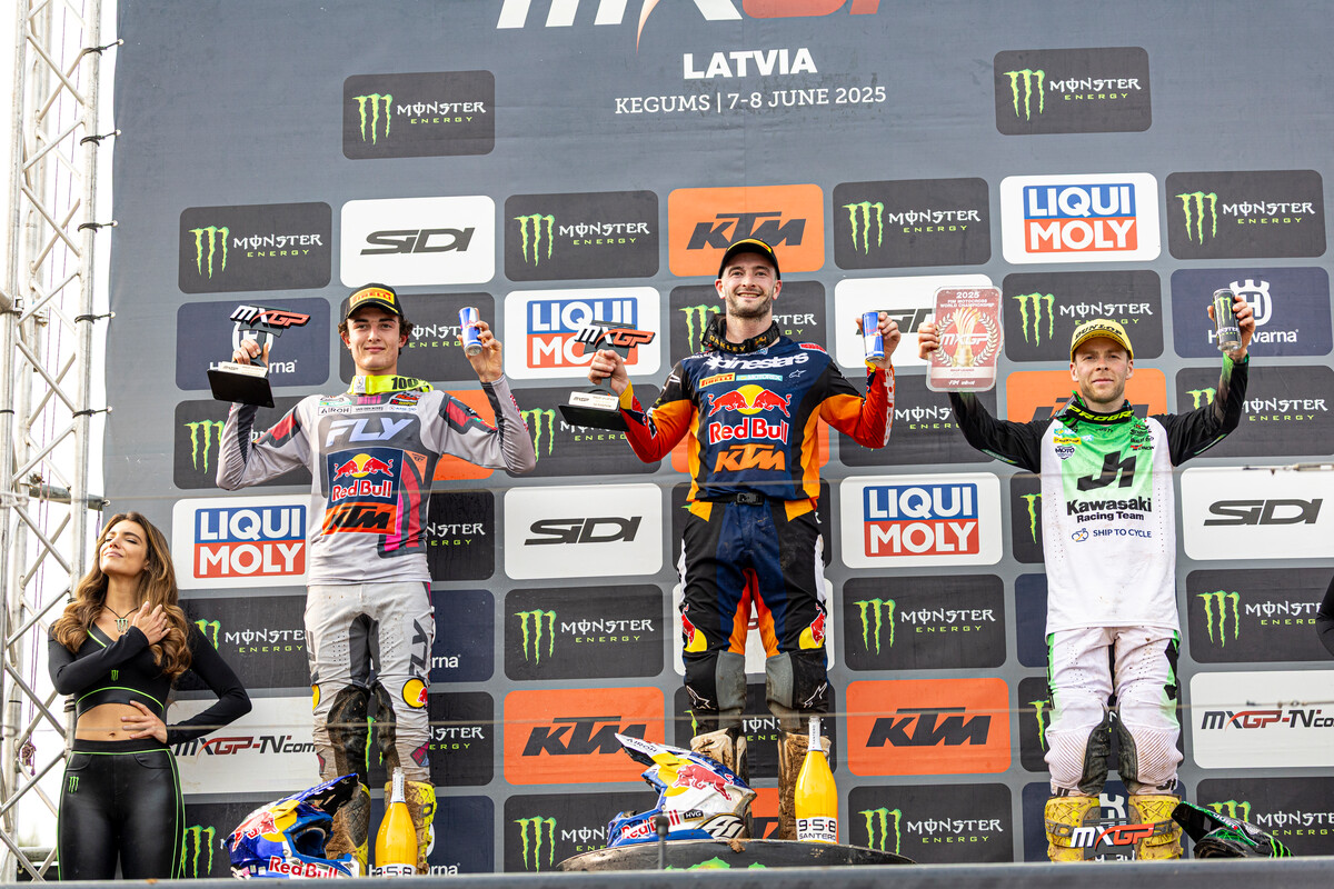 Red Bull KTM MXGP Latvia Podiums
