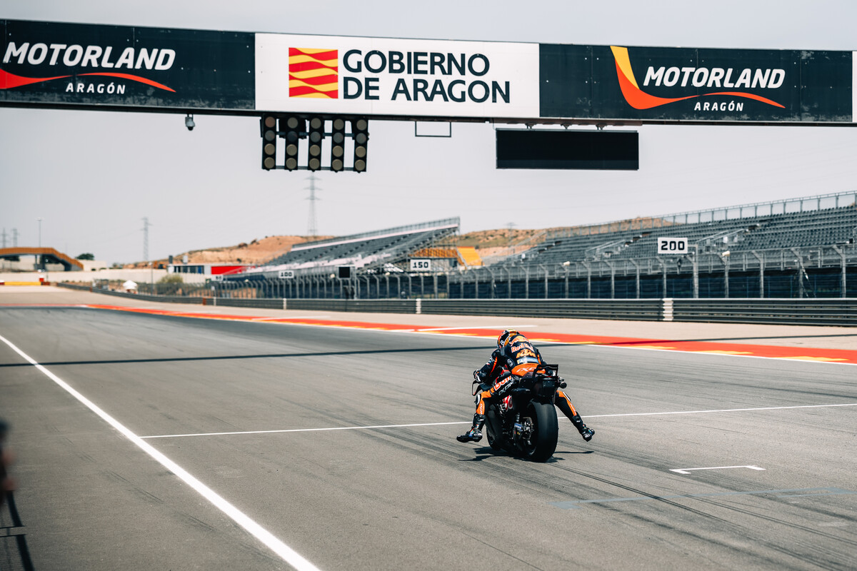 Brad Binder 2025 MotoGP IRTA test Aragon