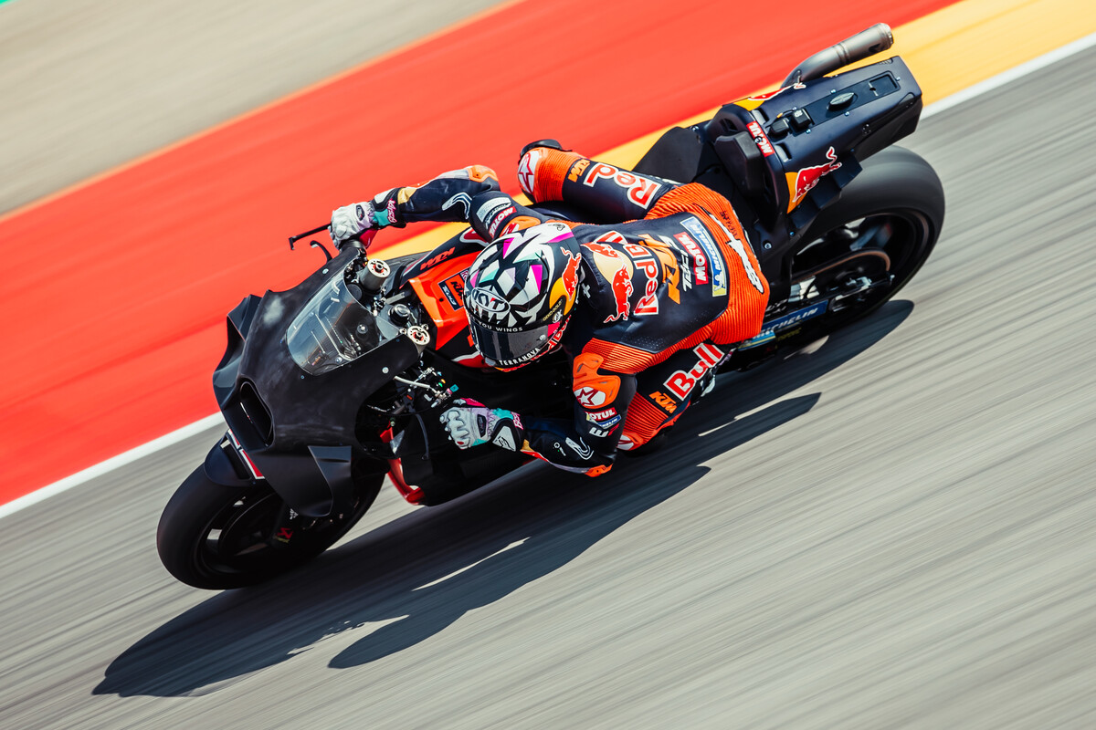 Enea Bastianini 2025 MotoGP IRTA test Aragon