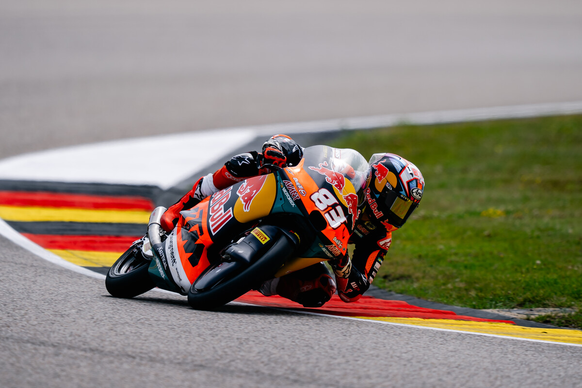 Alvaro Carpe 2025 Red Bull KTM Ajo Moto3 Sachsenring